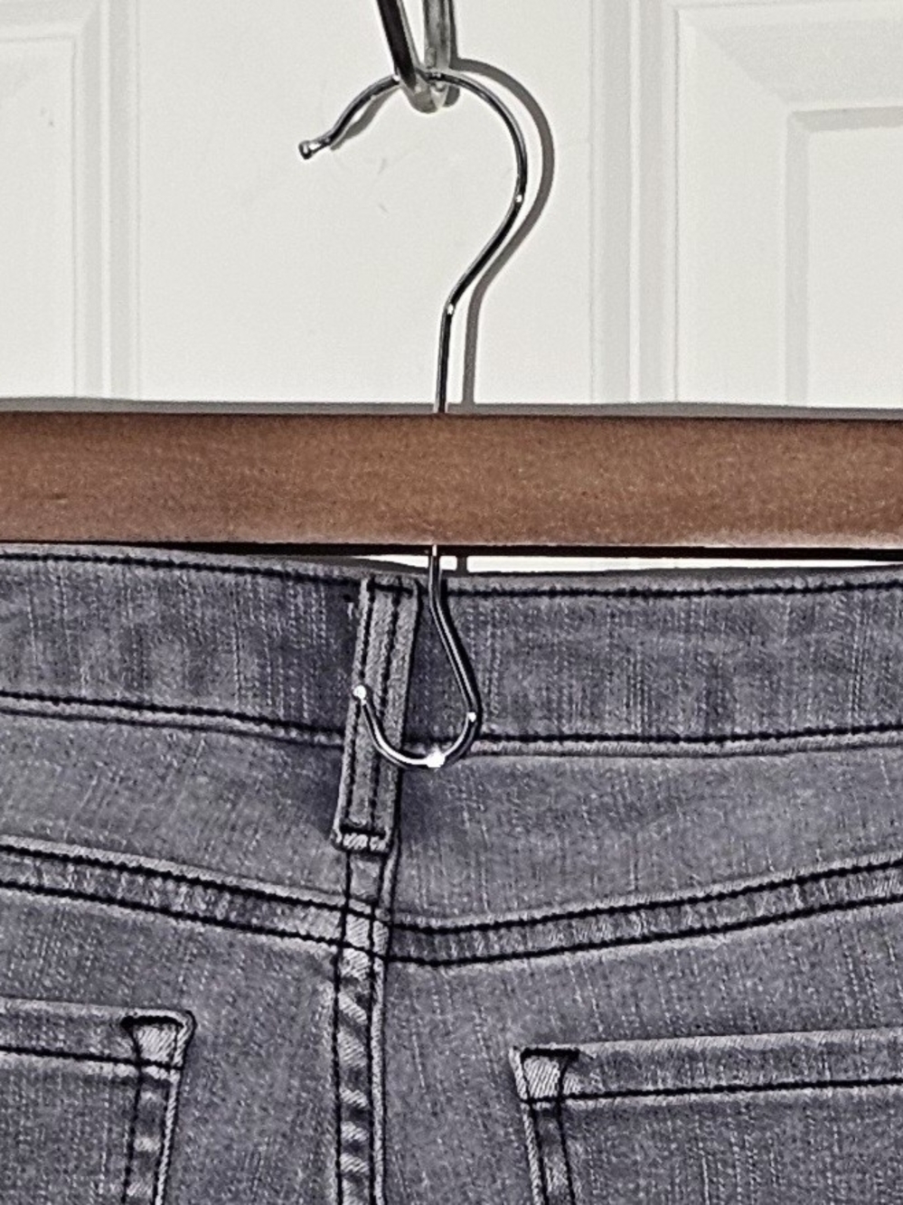 Quince Gray Stretch Denim Jeans Size 30 – Slim/Straight Leg, Stonewashed Grey - Picture 5 of 10